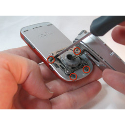 Разборка Sony Ericsson w600i ЖК-секция